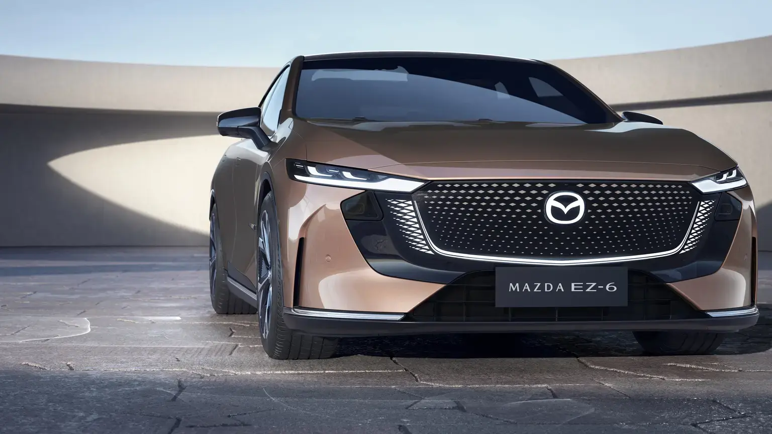 mazda ez6 محصول برقی آفتاب خودرو